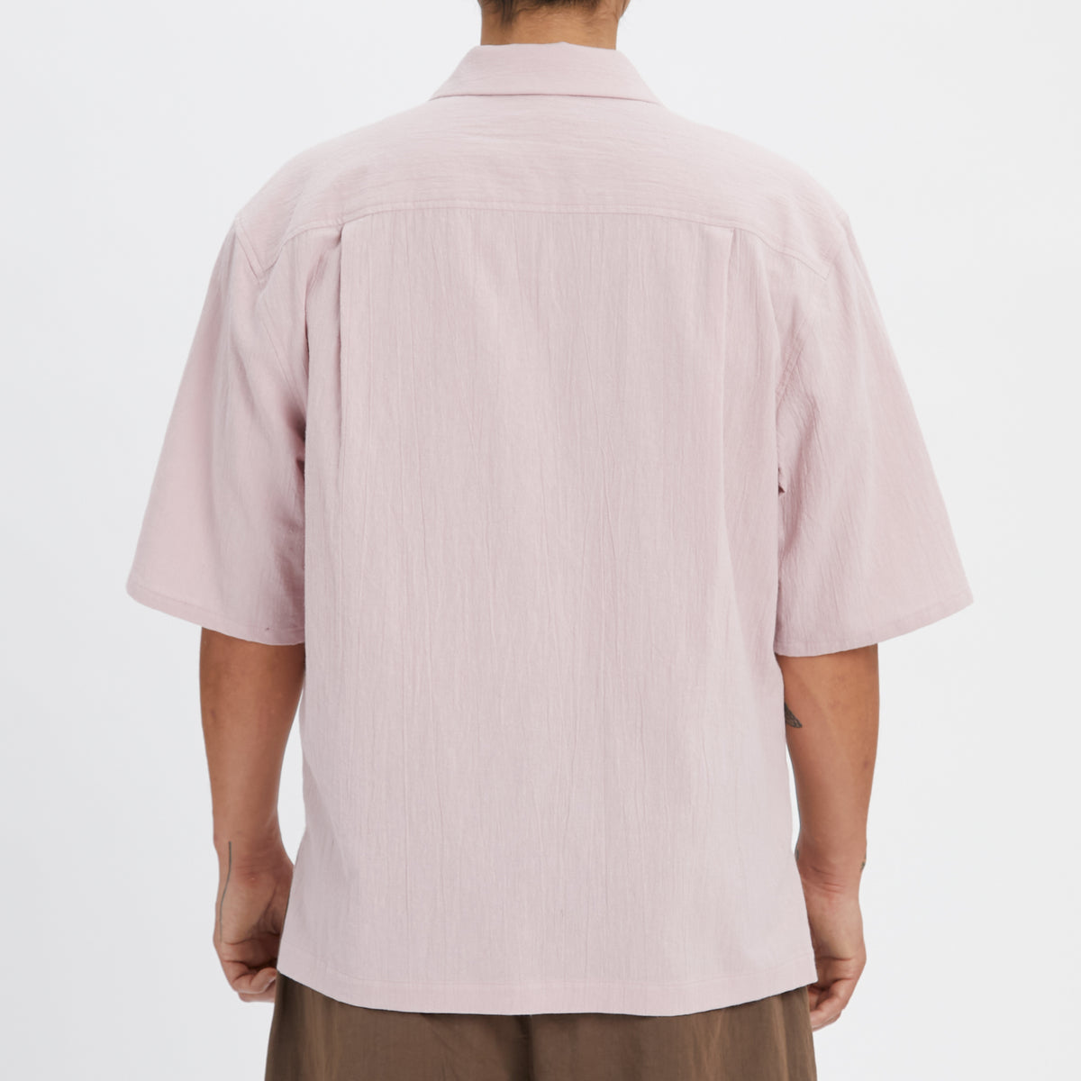 Aloha Shirt - Rose Cotton / Linen