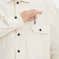 Park Shirt/Jacket - Bone Linen / Cotton
