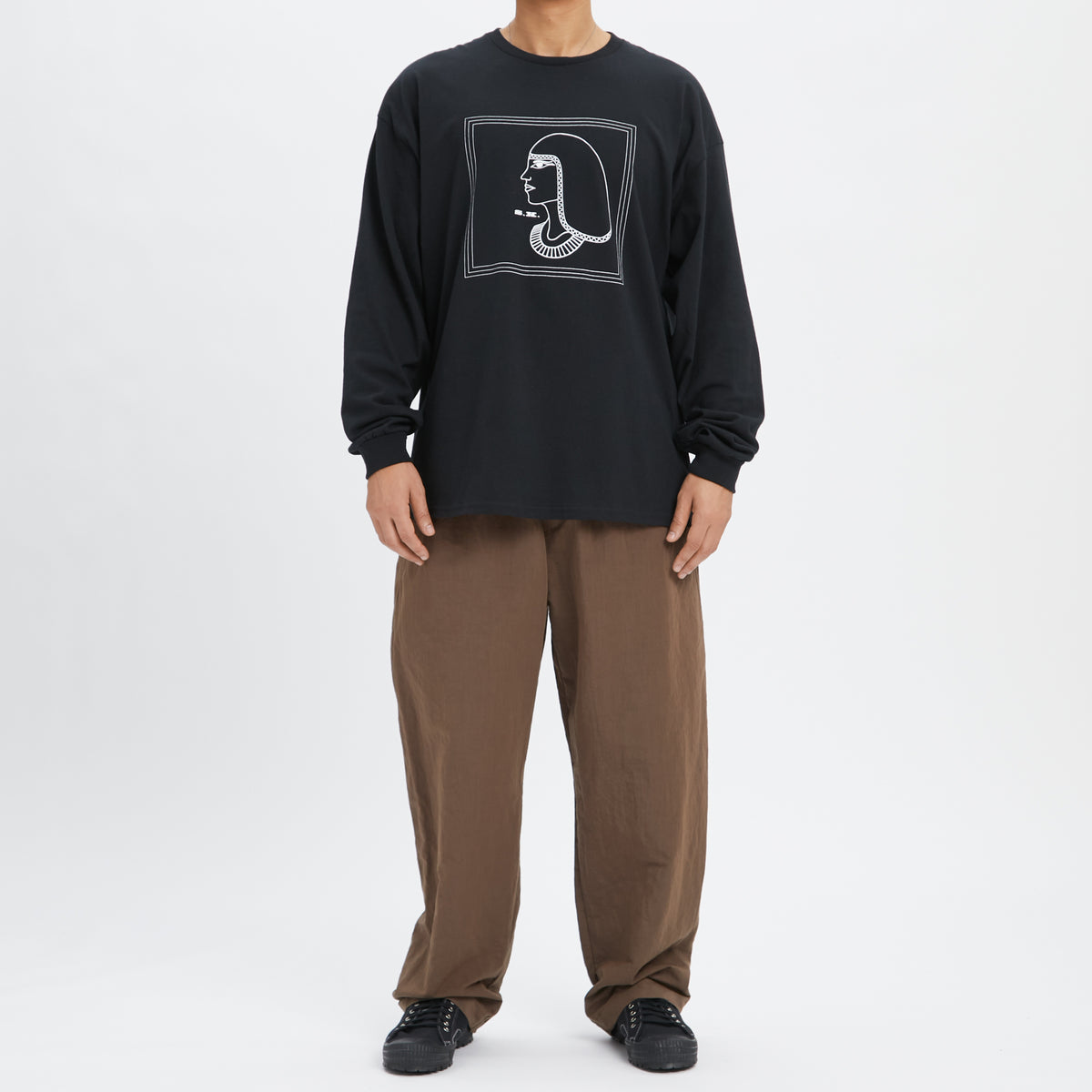 LS Goddess T-Shirt - Black Cotton