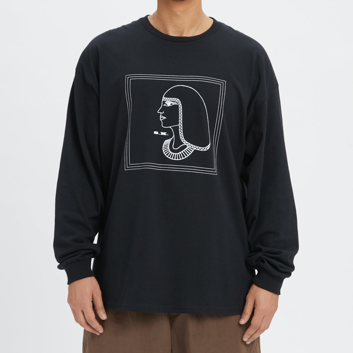 LS Goddess T-Shirt - Black Cotton