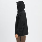 Pod Pullover Jacket - Black Tropical Wool