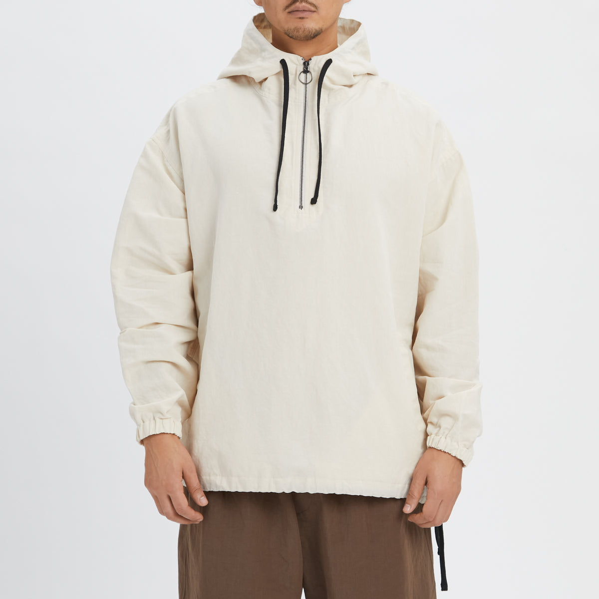 Pod Pullover Jacket - Bone Linen / Cotton