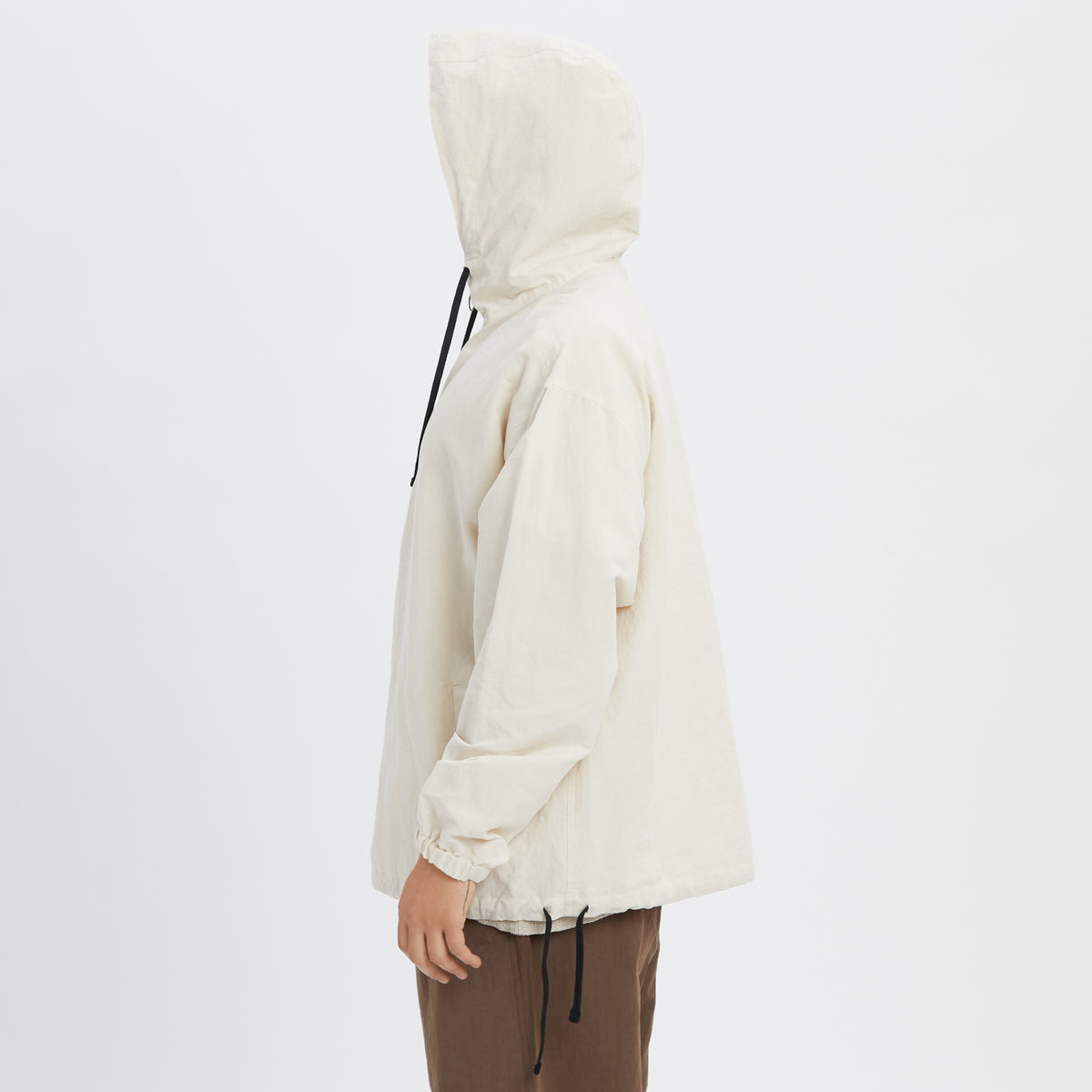 Pod Pullover Jacket - Bone Linen / Cotton