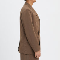 Darwin Blazer - Brown Linen / Cotton / Nylon