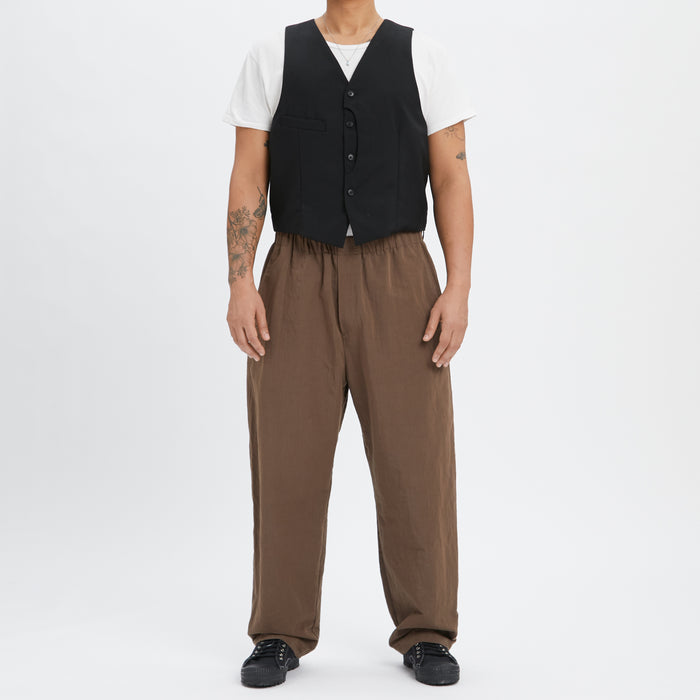 Waistcoat - Black Tropical Wool