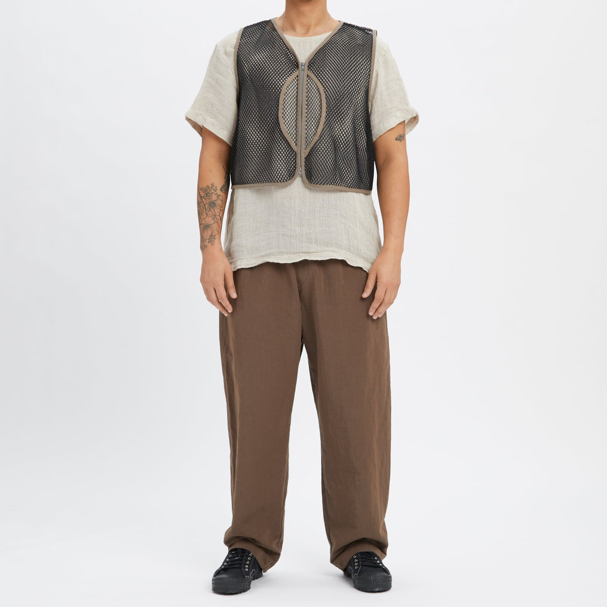 Trapper Vest - Black Mesh