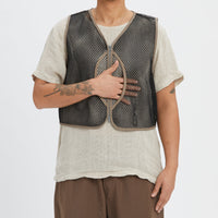 Trapper Vest - Black Mesh