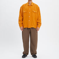 Park Shirt/Jacket - Burnt Orange Linen