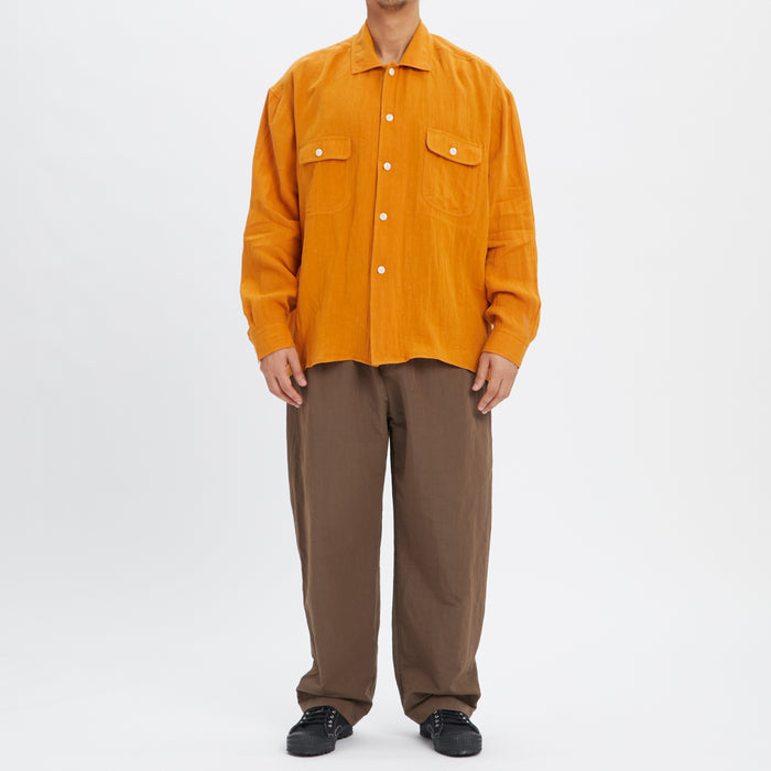 Park Shirt/Jacket - Burnt Orange Linen