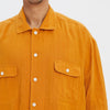 Park Shirt/Jacket - Burnt Orange Linen