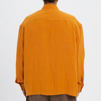 Park Shirt/Jacket - Burnt Orange Linen