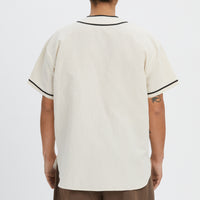 Baseball Shirt - Bone Linen / Cotton