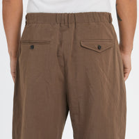 Tilt Pant - Brown Linen / Cotton / Nylon