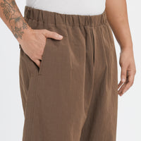 Tilt Pant - Brown Linen / Cotton / Nylon