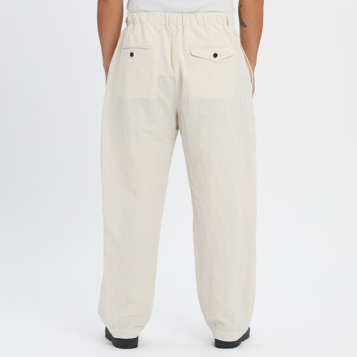 Tilt Pant - Bone Linen / Cotton