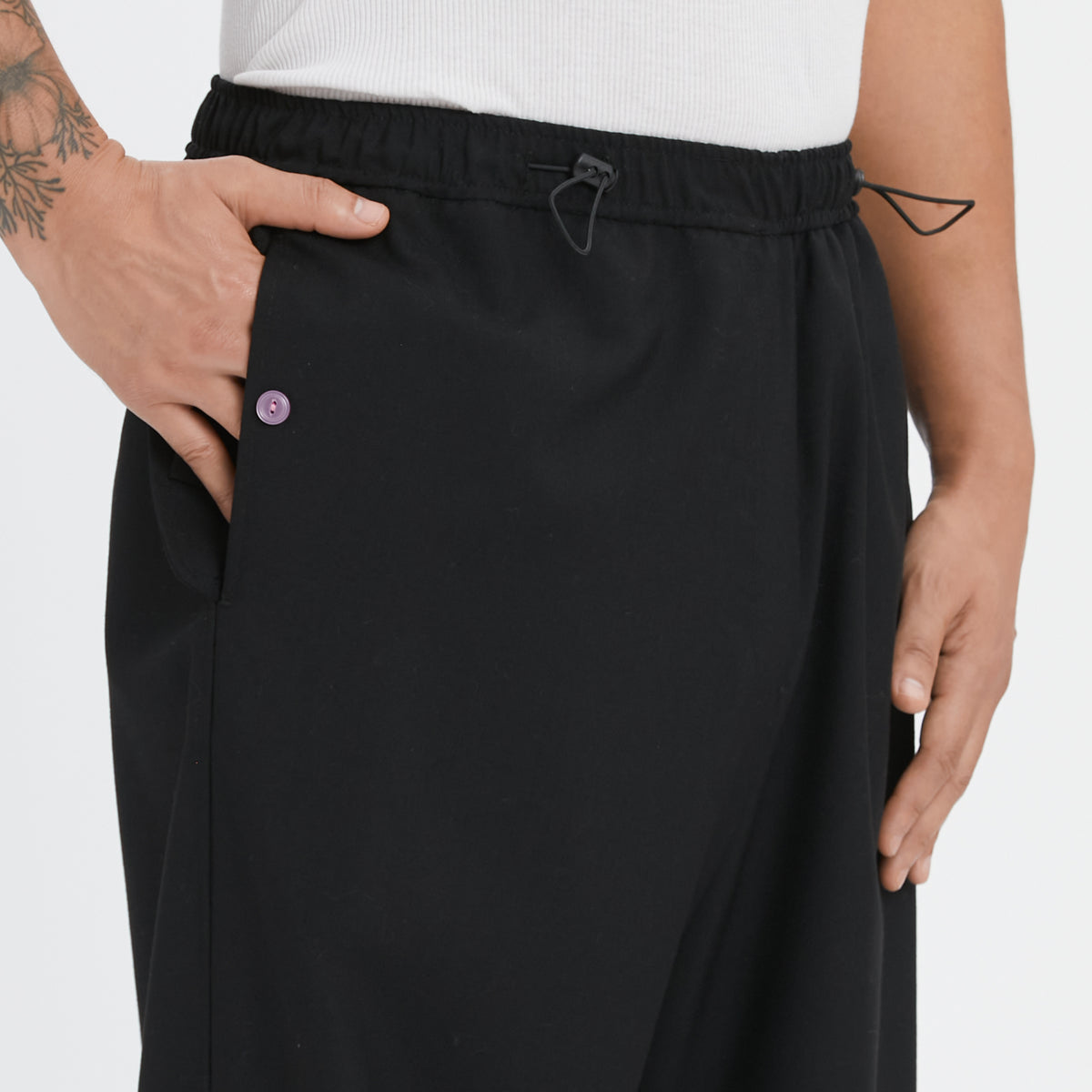 M100 Pant - Black Tropical Wool