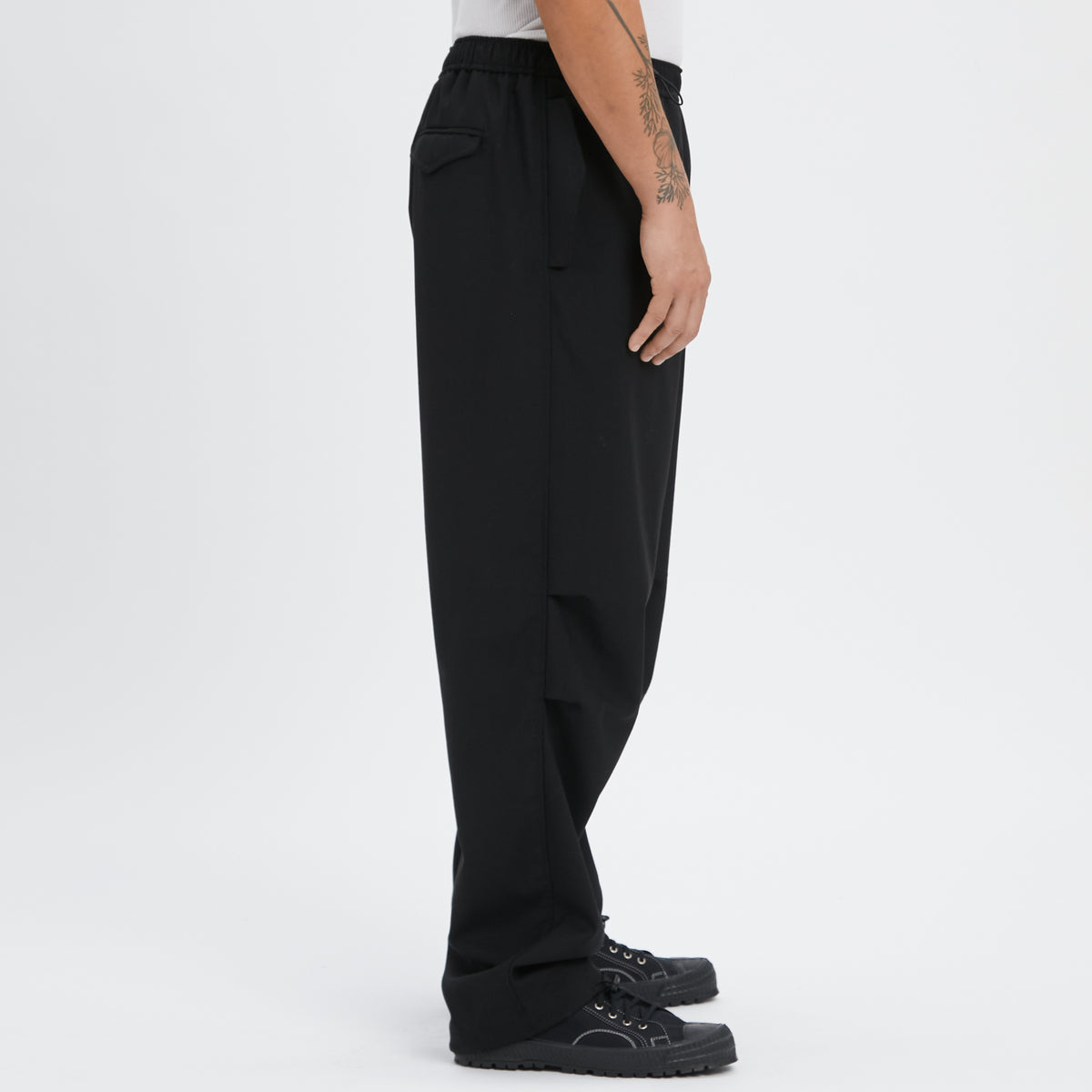 M100 Pant - Black Tropical Wool