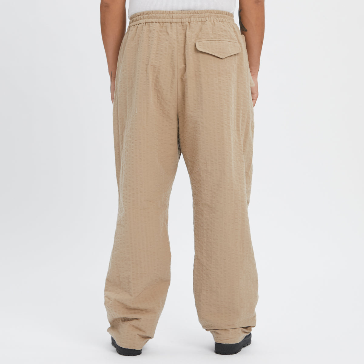 M100 Pant - Tan Puckered Cotton