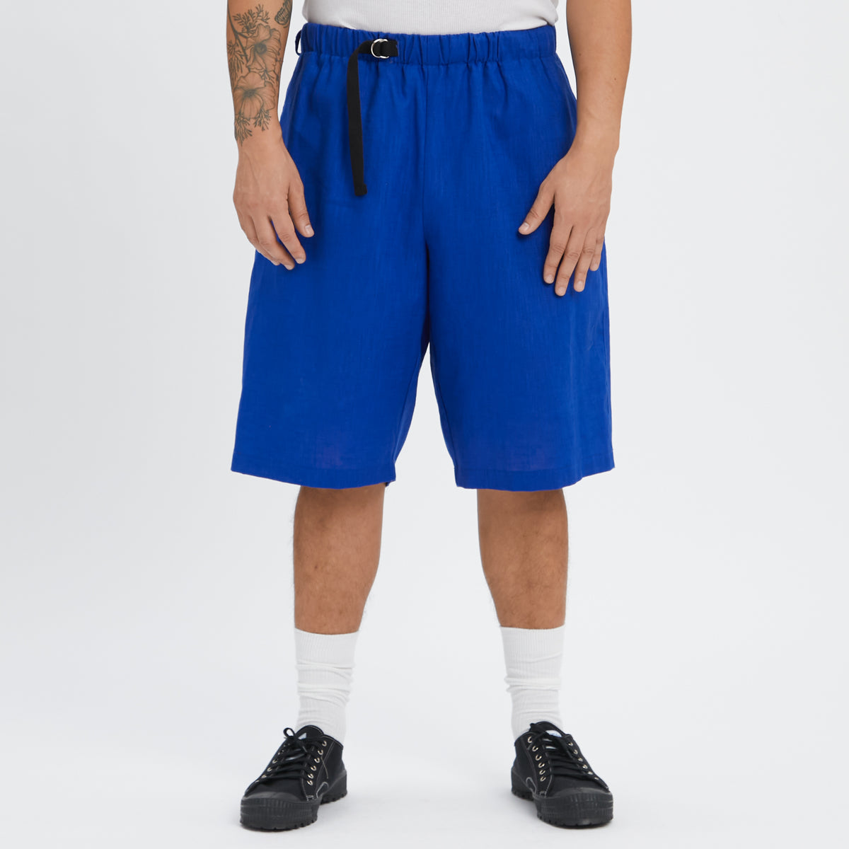 Palego Short - Royal Blue Ramie