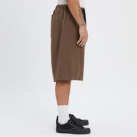 Palego Short - Brown Linen / Cotton / Nylon