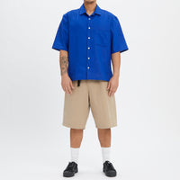 Palego Short - Tan Puckered Cotton