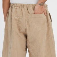 Palego Short - Tan Puckered Cotton