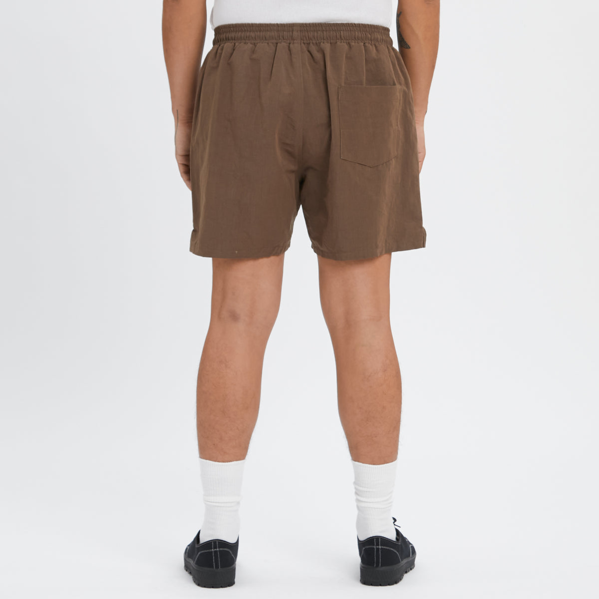 MT Short - Brown Linen / Cotton / Nylon