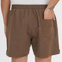 MT Short - Brown Linen / Cotton / Nylon