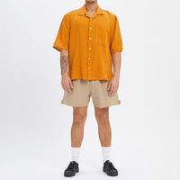 MT Short - Tan Puckered Cotton