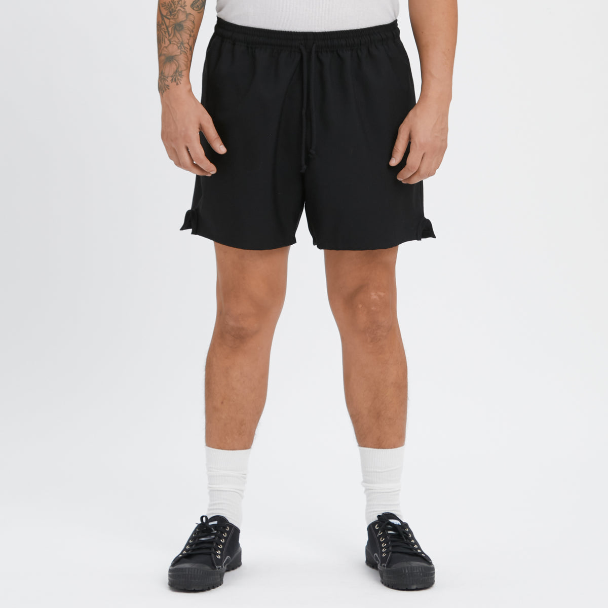 MT Short - Black Tropical Wool