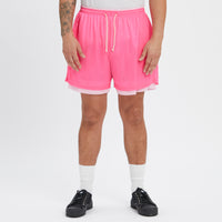 Reversible Ball Short - Pink & Fuchsia Mesh