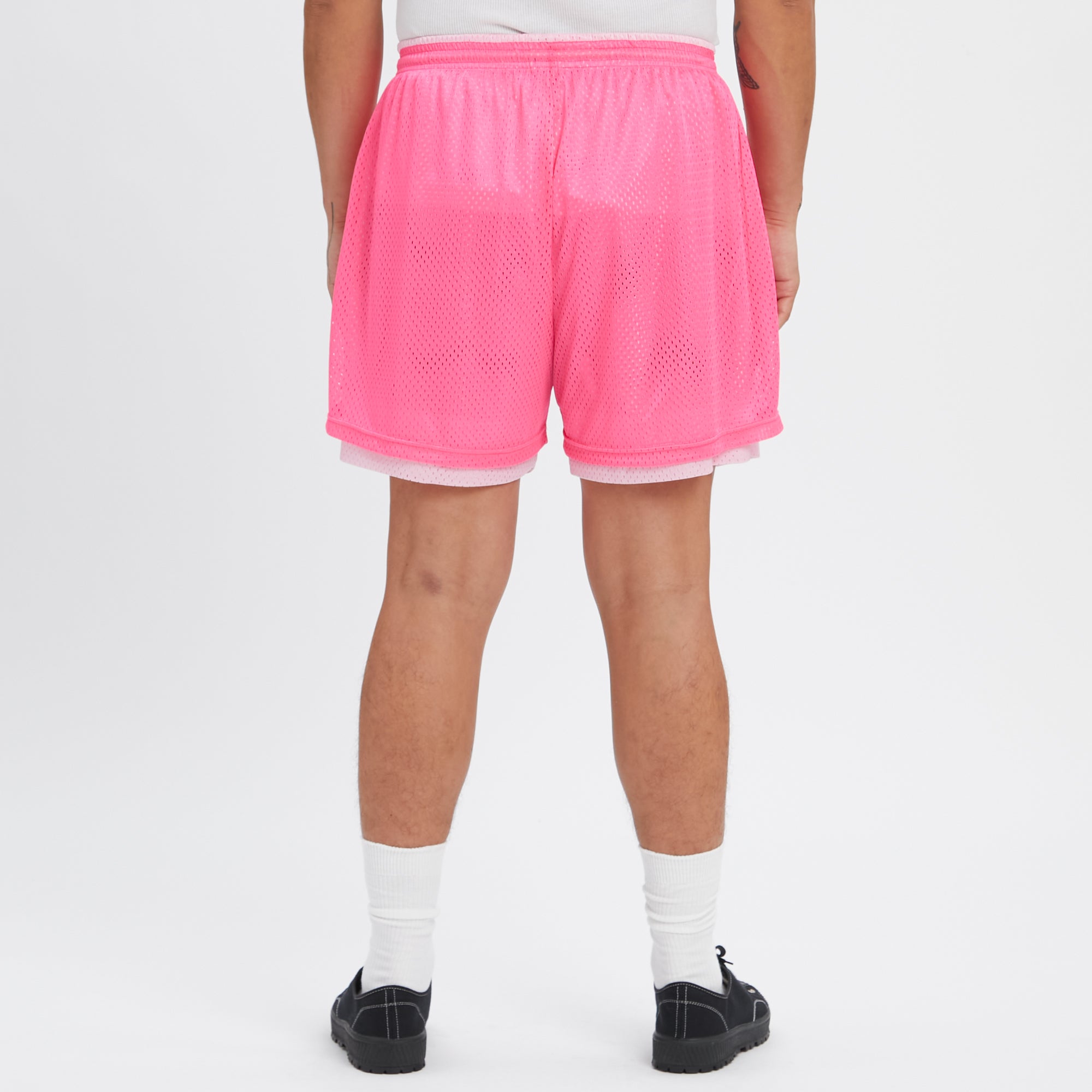 Reversible Ball Short - Pink & Fuchsia Mesh – s.k. manor hill