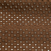 Park Shirt/Jacket - Brown Check Embroidered Cotton