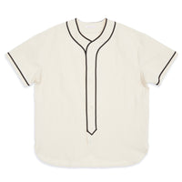 Baseball Shirt - Bone Linen / Cotton