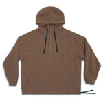 Pod Pullover Jacket - Brown Linen /.Cotton / Nylon
