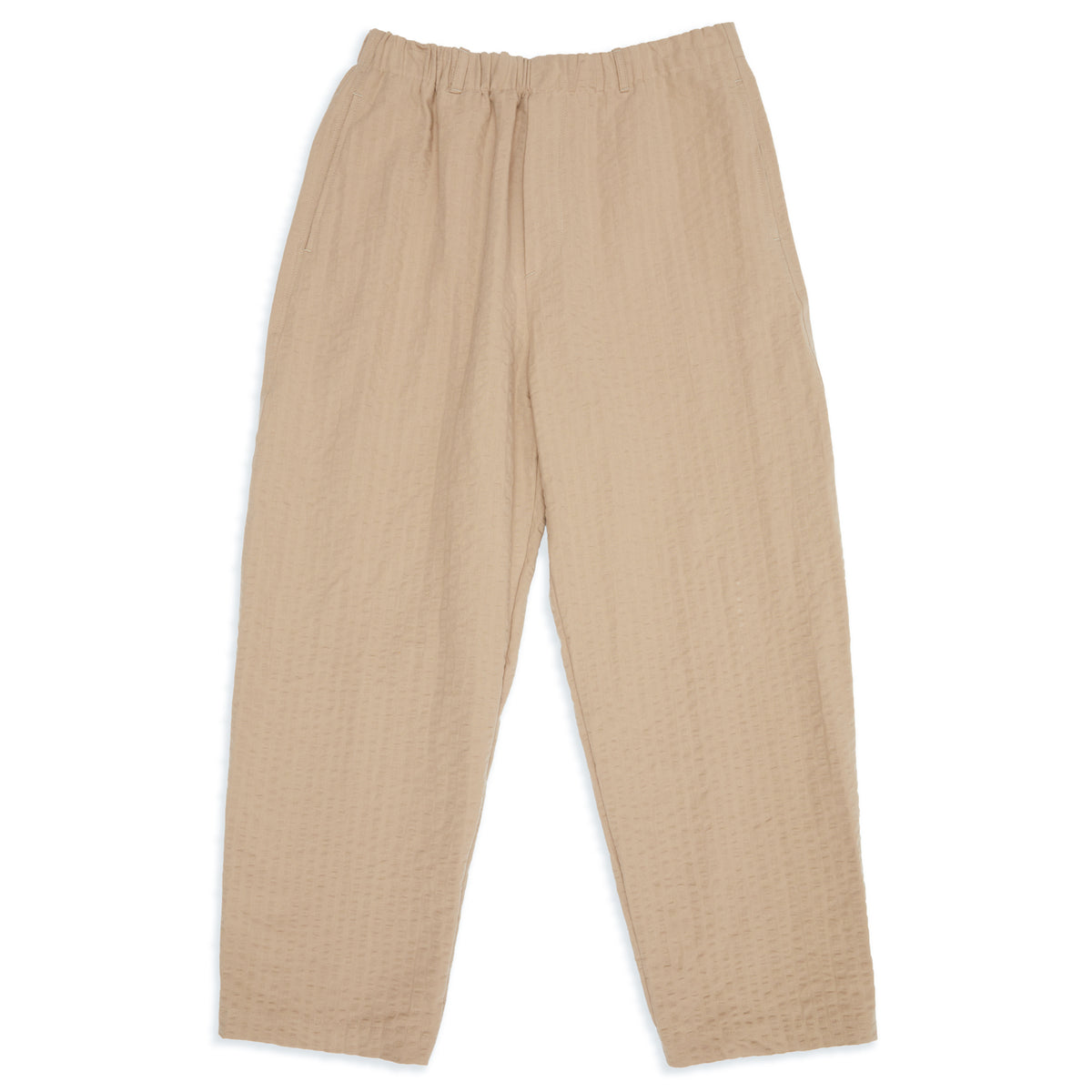 Tilt Pant - Tan Puckered Cotton