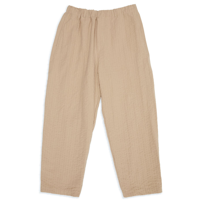 Tilt Pant - Tan Puckered Cotton