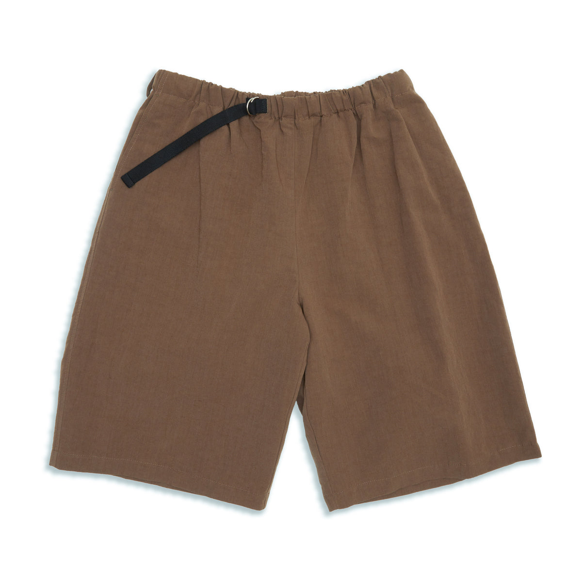 Palego Short - Brown Linen / Cotton / Nylon