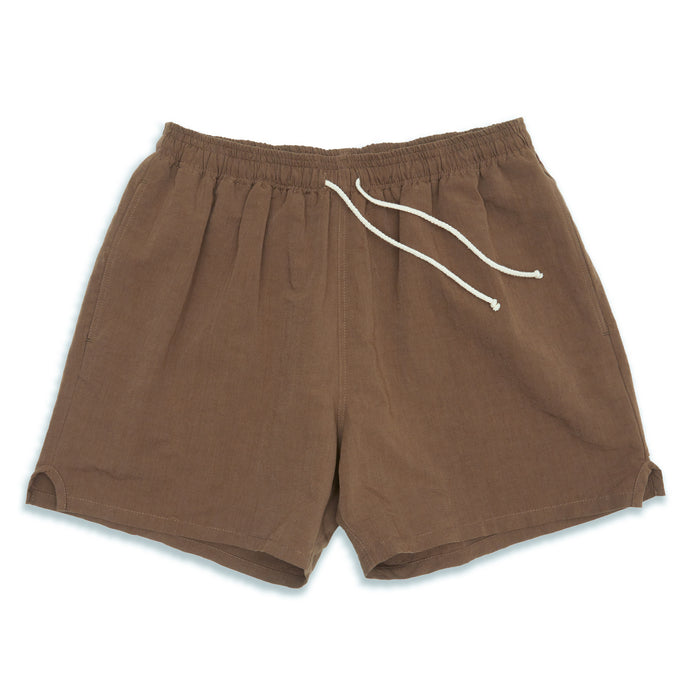 MT Short - Brown Linen / Cotton / Nylon