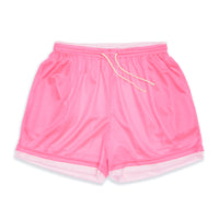 Reversible Ball Short - Pink & Fuchsia Mesh