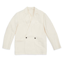 Darwin Blazer - Bone Linen / Cotton