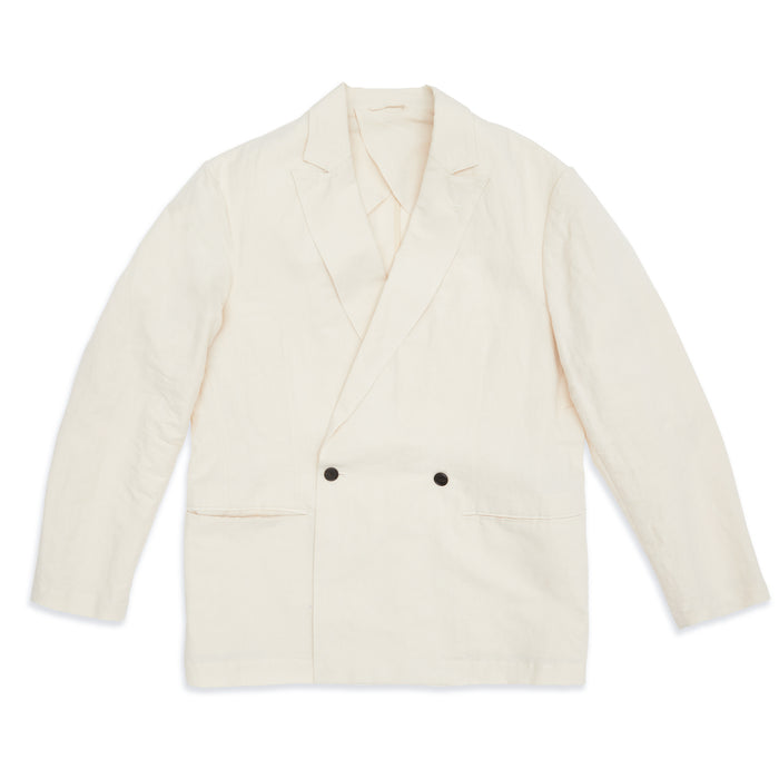 Darwin Blazer - Bone Linen / Cotton