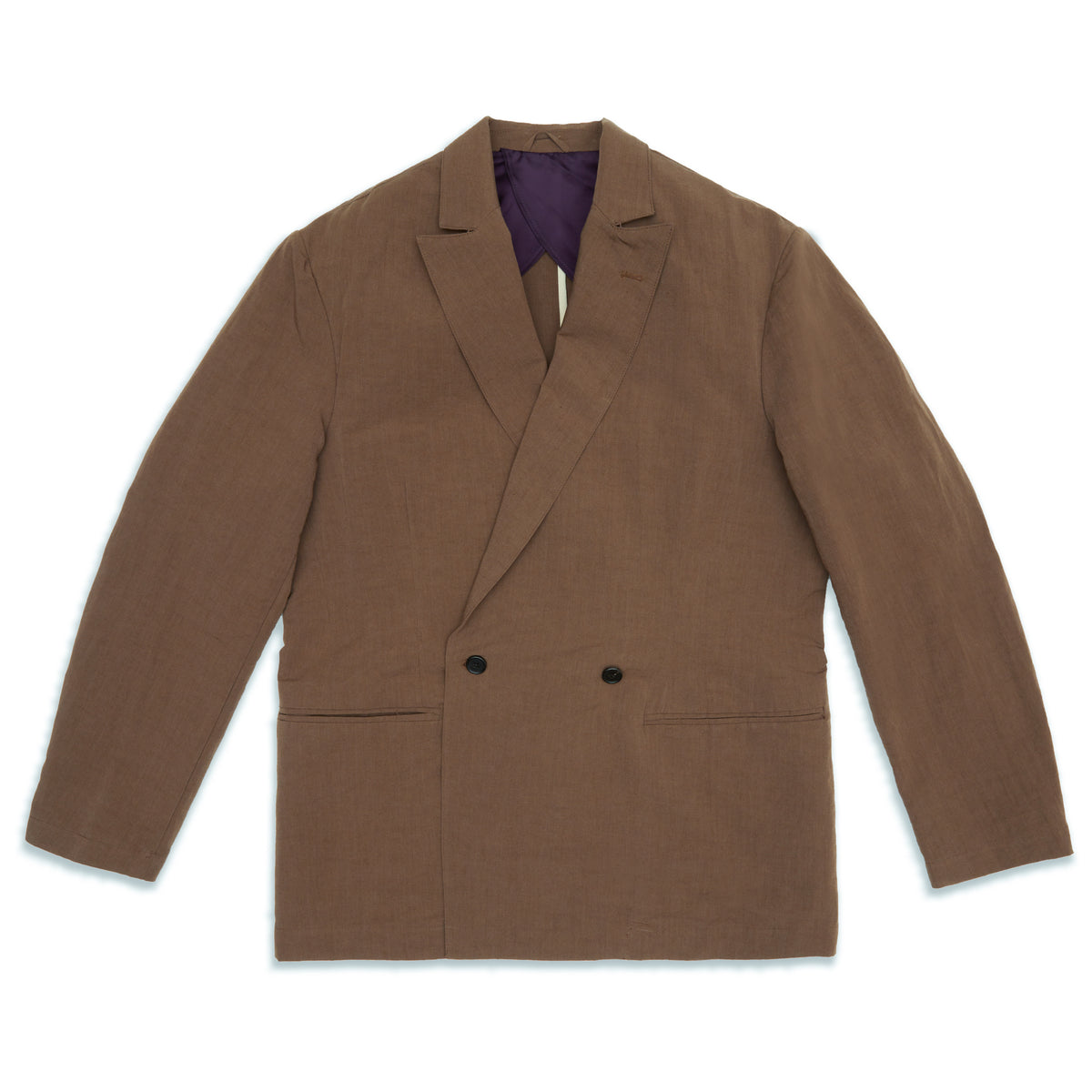 Darwin Blazer - Brown Linen / Cotton / Nylon