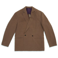Darwin Blazer - Brown Linen / Cotton / Nylon