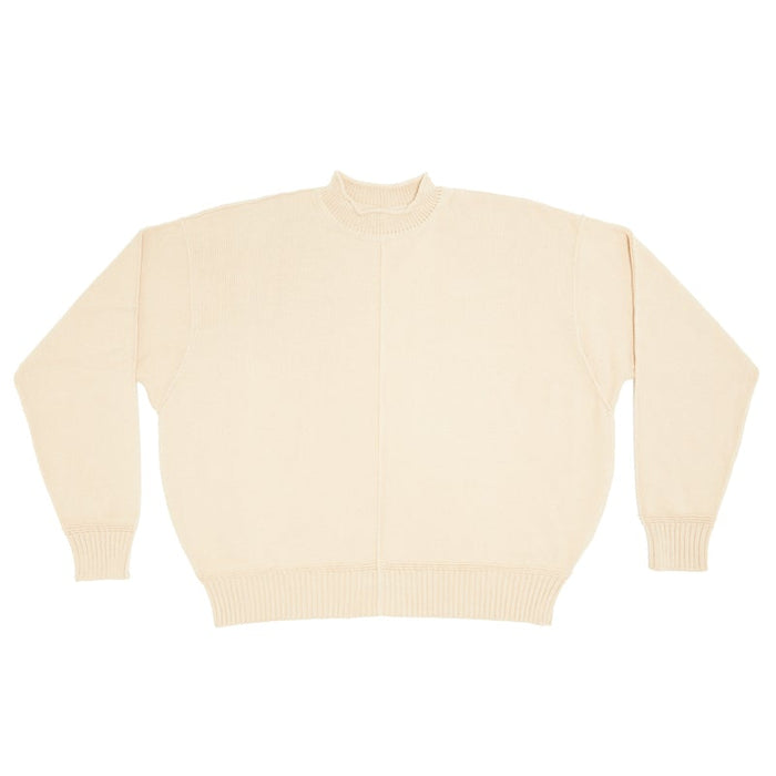 Wharf Sweater - Cream Cotton