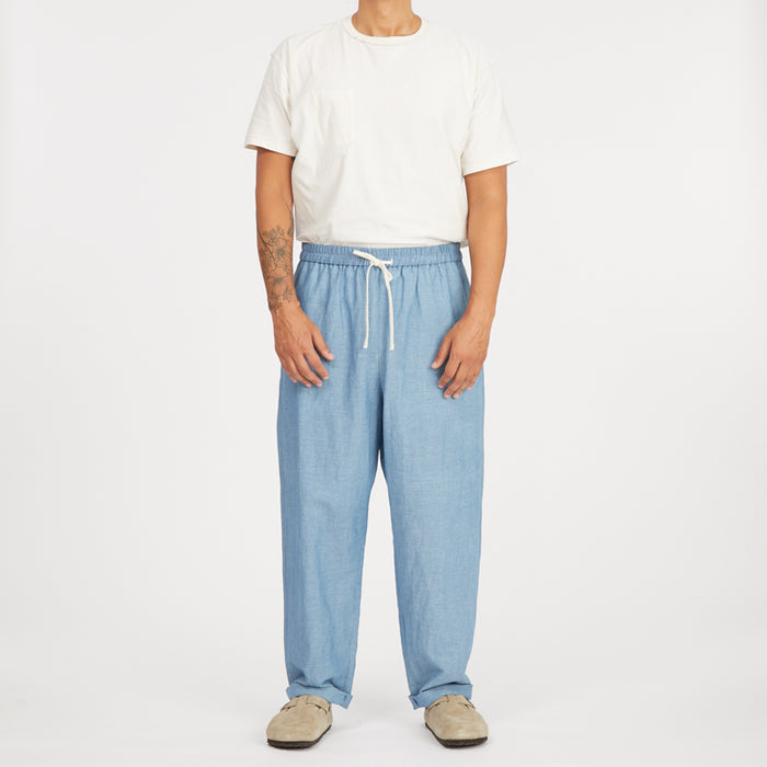 Bronco Pant- Indigo Cotton/Linen