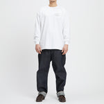 Biz LS T-Shirt - White Cotton