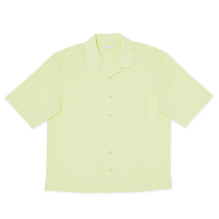 Aloha Shirt - Lime Translucent Cotton
