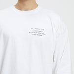 Biz LS T-Shirt - White Cotton