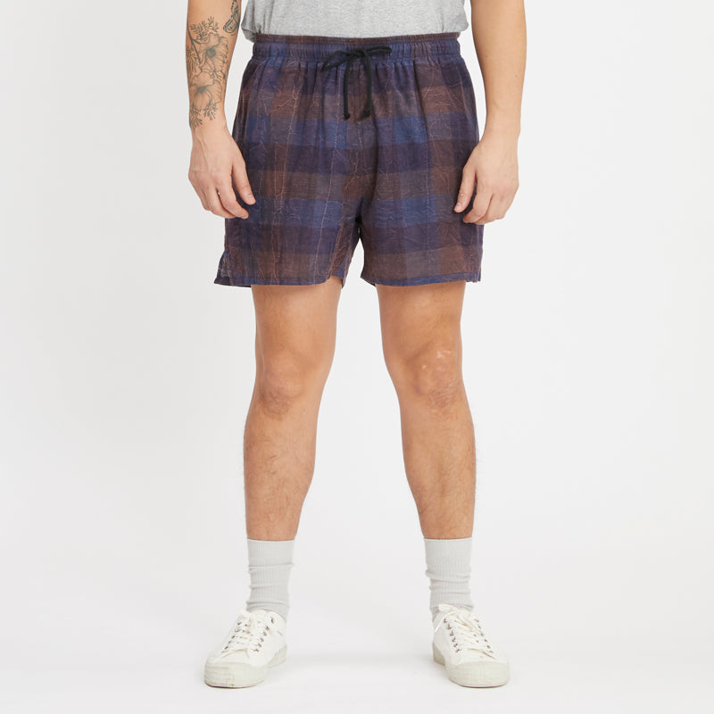 MT Short - Blue & Purple Plaid
